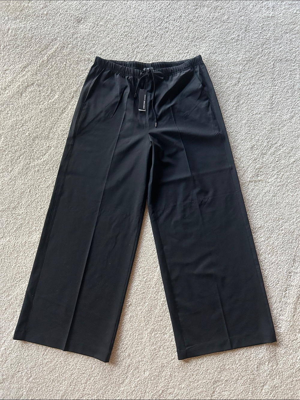 James Perse Los Angeles Wool Wide Leg Pants